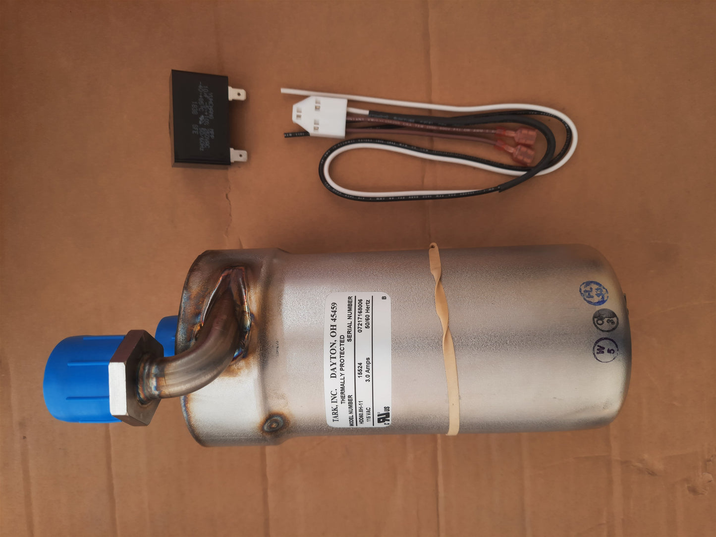 Tark Inc HDD60.8H-11 115 Vac Largest single Stage Thermally Sealed Oil Pump