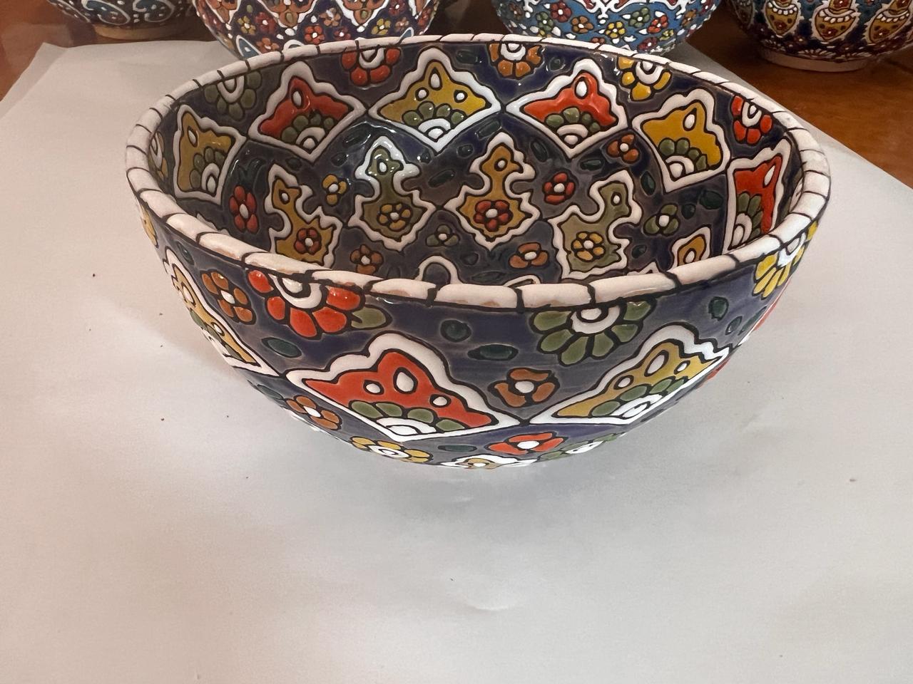 Assorted Bowels made from Clay with an artistic Design & Decor