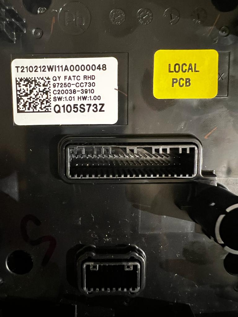 Kia Sonet control Panel 2020